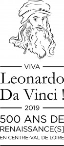 Logo VIVA LEONARDO avec portrait